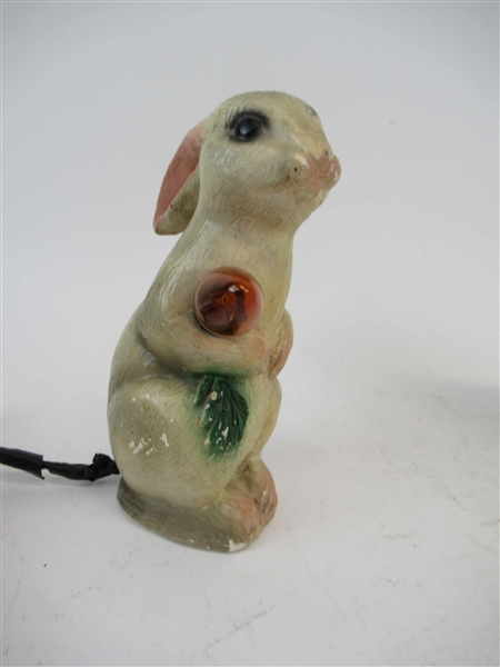Vintage Chalkware Rabbit 