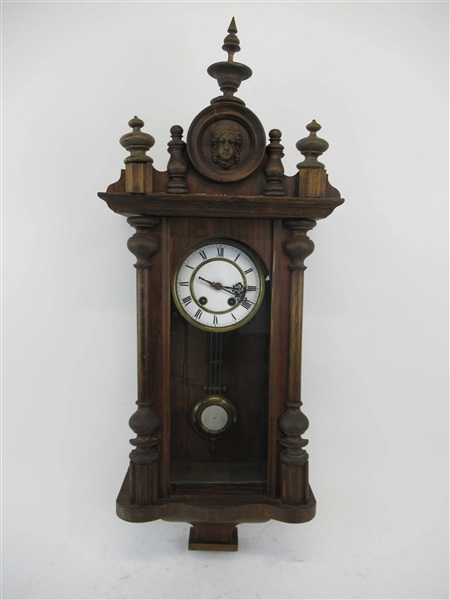 Vintage Regulator Hanging Wall Clock