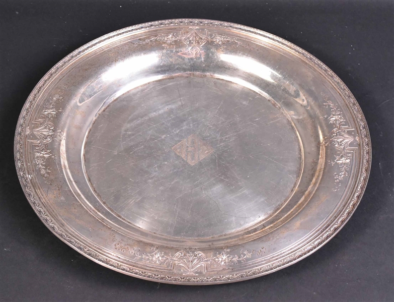 Sterling Silver Large Circular Tray