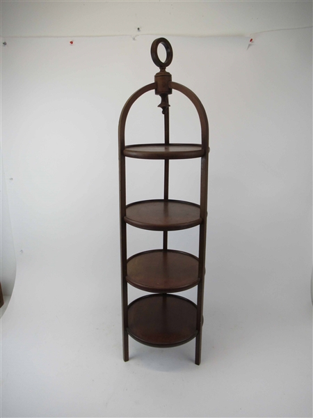 Victorian Mahogany Plate Stand