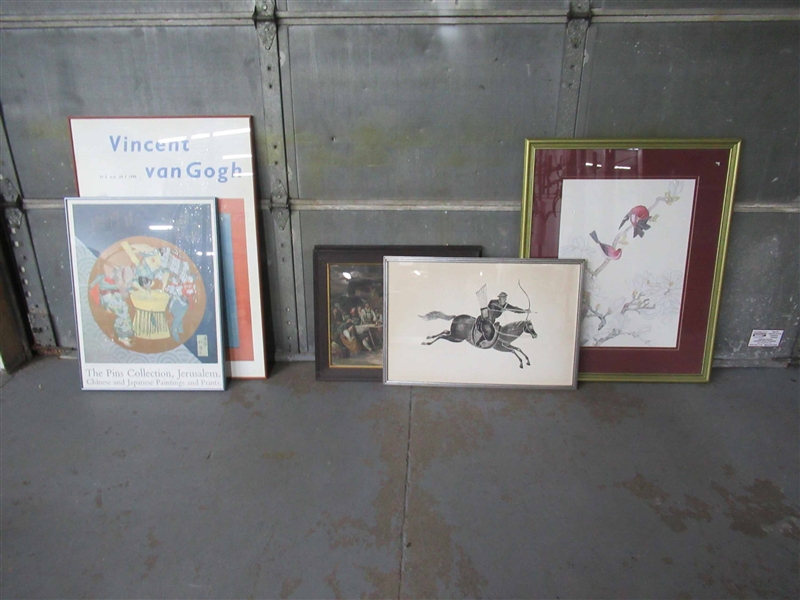 Large Group of Assorted Artwork and Frames