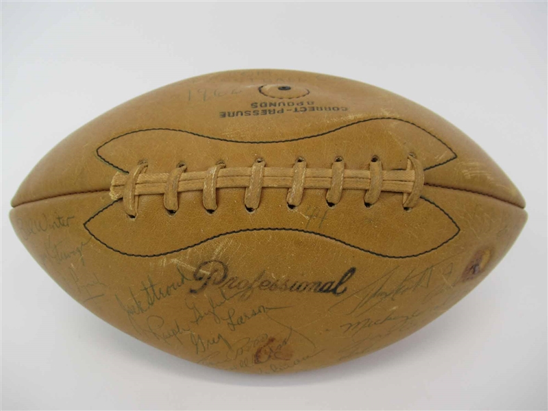 1962 New York Football Giants Autograph Football