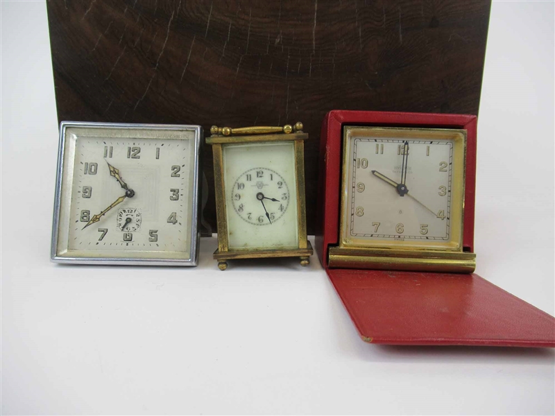 Tiffany and Co Angelus Brass Travel Clock