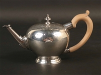 George II Silver Apple Form Teapot