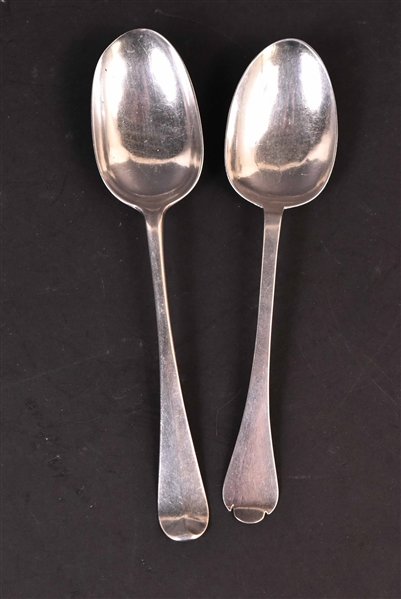 Two American Silver Issac  Anthony Tablespoons