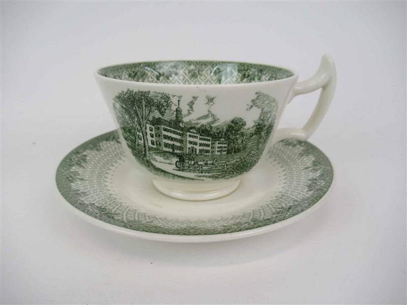Wedgwood Dartmouth Set of 12 Cups and Saucers