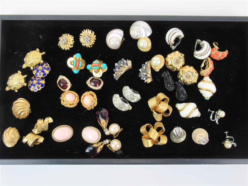 Group of Assorted Costume Jewelry Earrings