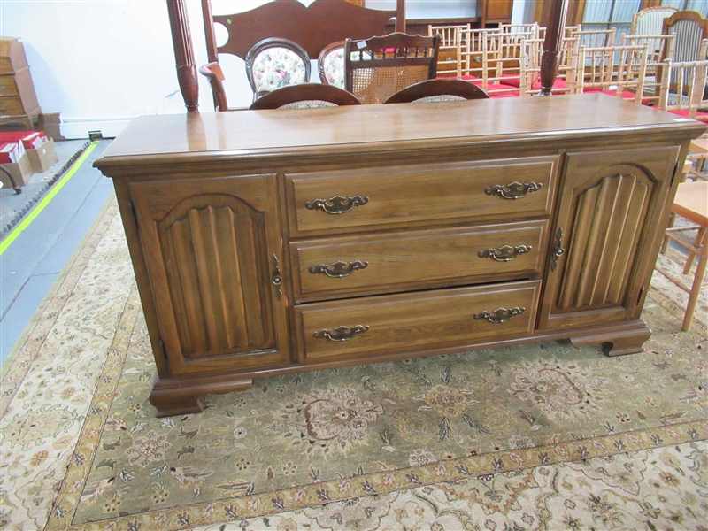 French Provincial Fruitwood Sideboard
