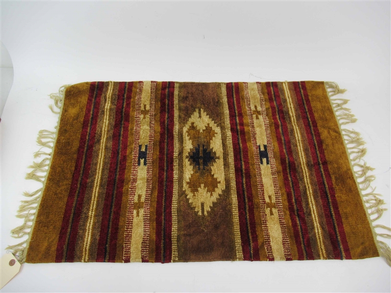Multi Colored Persian Style Throw Rug