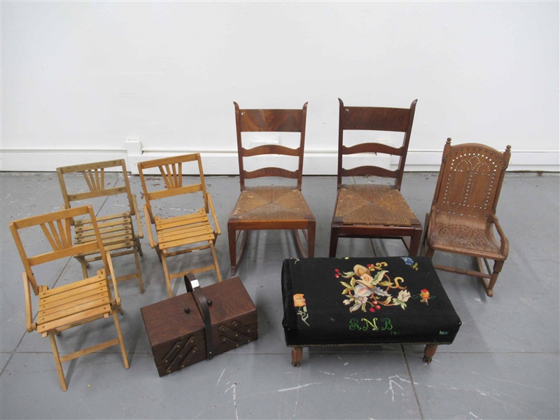 Group of Assorted Small Furniture