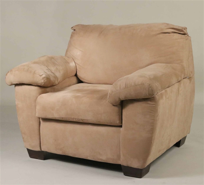 Modern Micro Fiber Upholstered Club Chair
