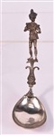 Continental Silver Figural Handled Ladle