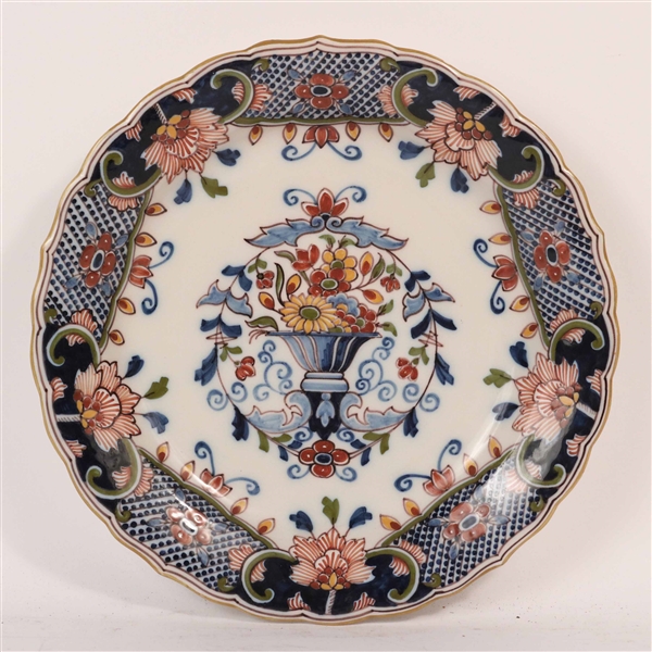 Continental Faience Hanging Display Charger