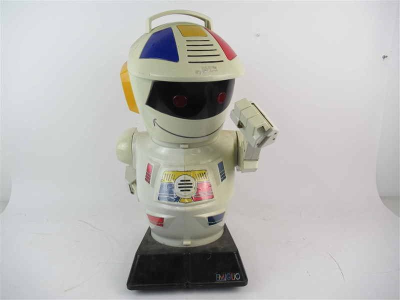 Vintage Emiglio Toy Remote Control Robot 
