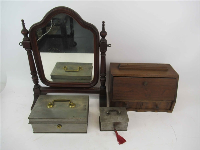 Antique Millers Liverpool Lock Box