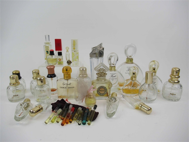 Group of Assorted Vintage Perfume Bottles