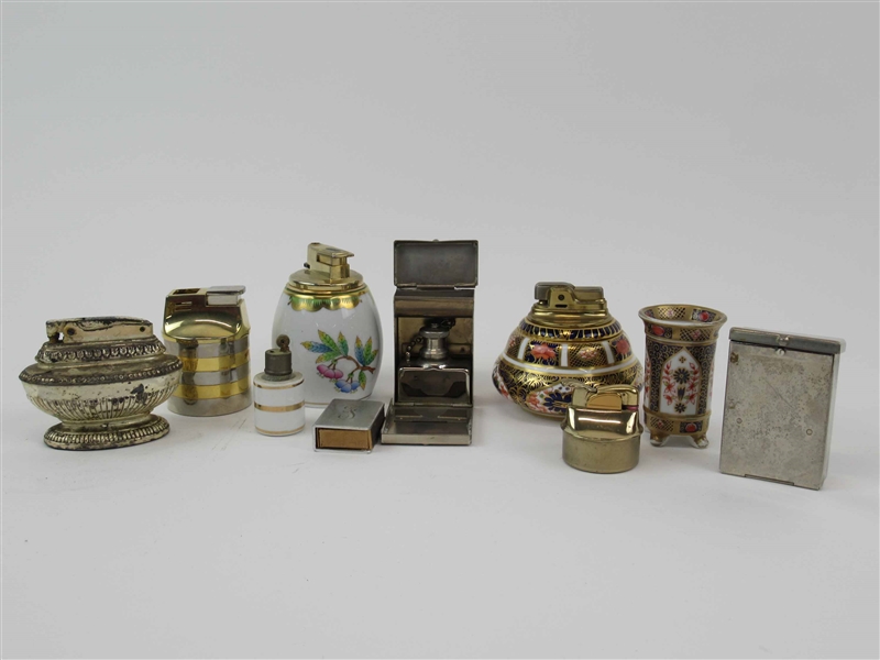 Group of Assorted Vintage Cigarette Lighters