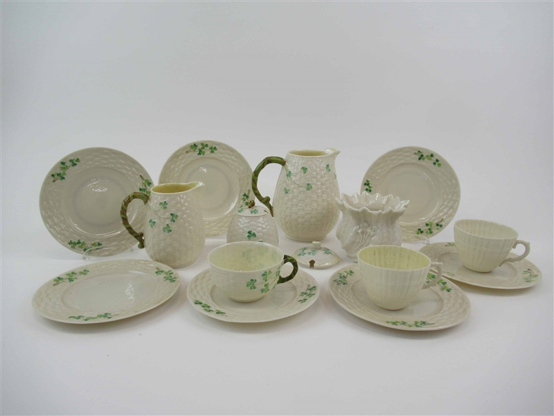 Group of Assorted Belleek Table Articles