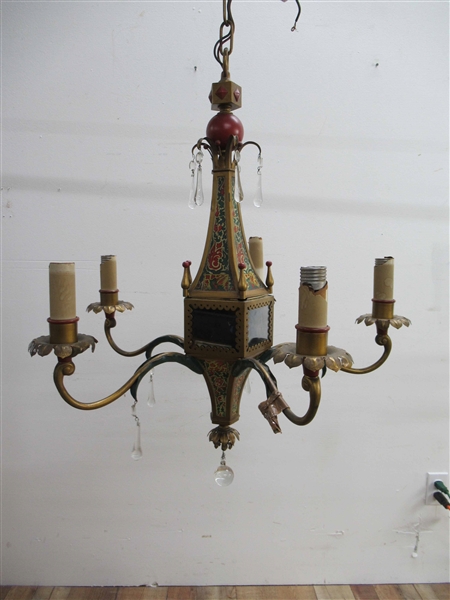 5 light Moroccan Style Hanging Chandelier  