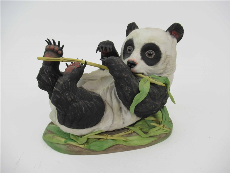 Boehm Porcelain Reclining Giant Panda Cub