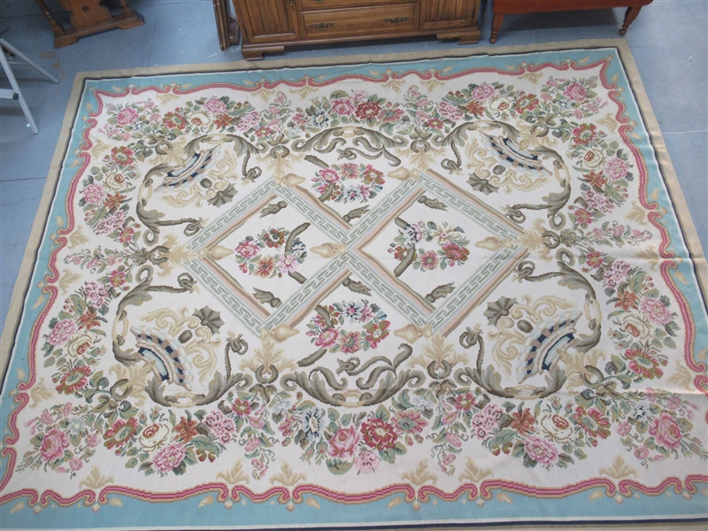 French Aubusson Style Room Size Rug