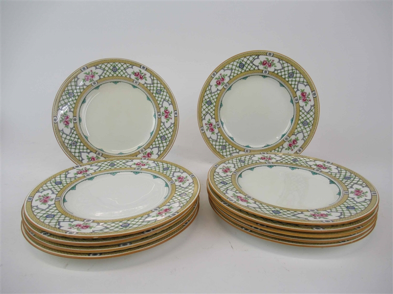 Minton for Tiffany Queens Trellis Luncheon Plates