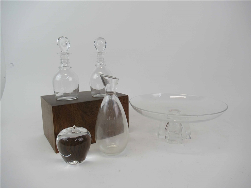 Steuben Glass Pedestal Bowl