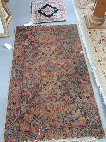 Oriental Style Floral Decorated Rug