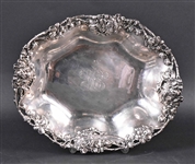 American Sterling Silver Oval Serving Bowl