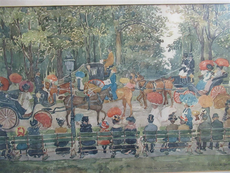 Maurice Prendergast "Central Park 1901" Print