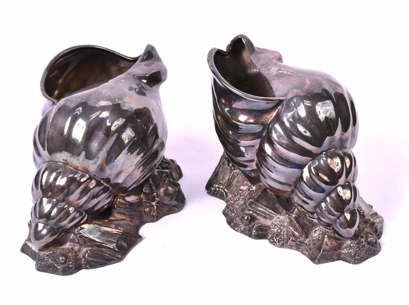 Pair of Victorian Silver Plated Spoon Warmers