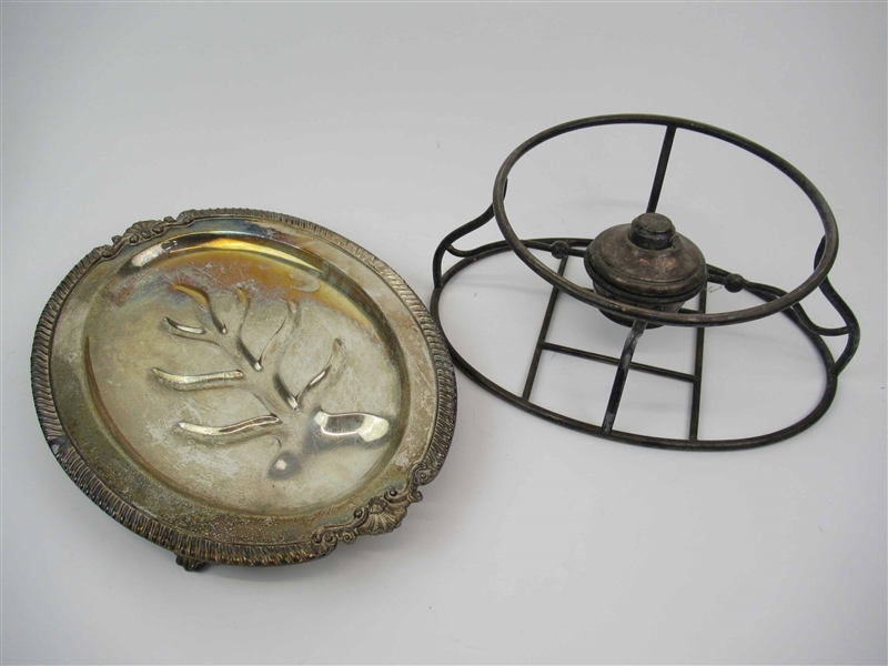 French Silver Plated Plate Warmer
