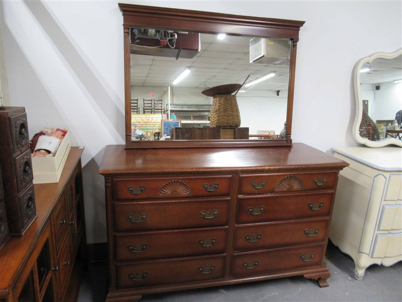 Chippendale Style Cherrywood Dresser 