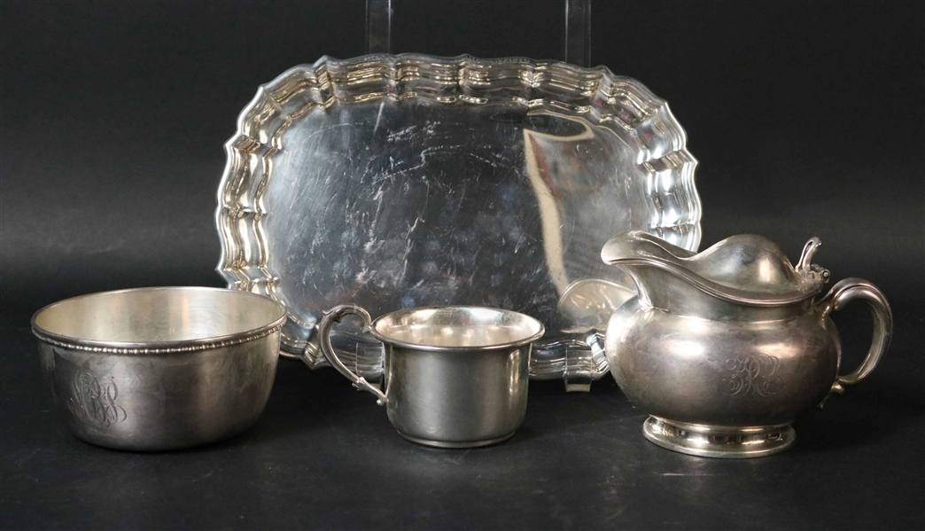 Group of Sterling Silver Table Items