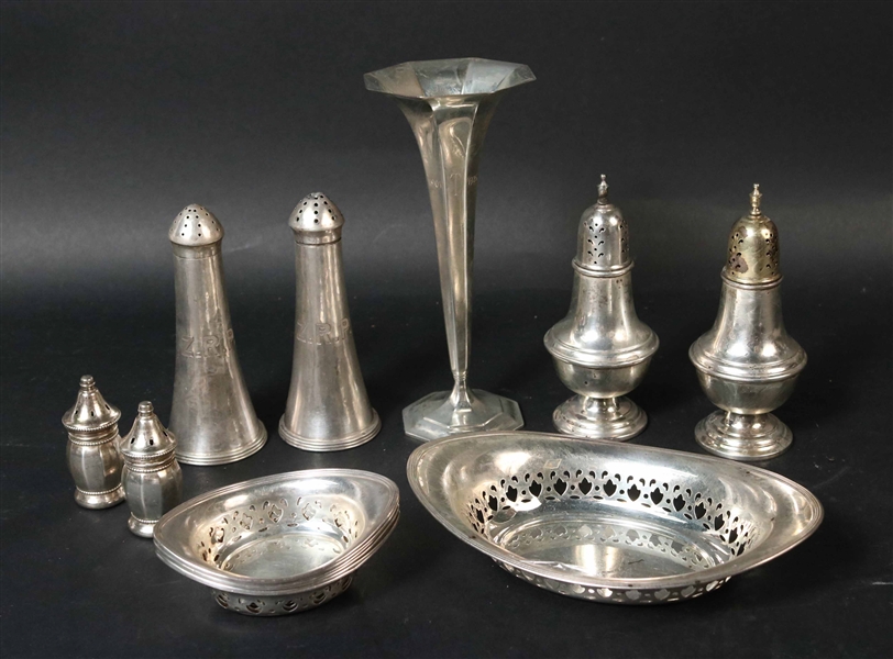 Group of Sterling Silver Table Items