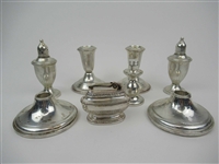 Group of Sterling Silver Weighted Table Items