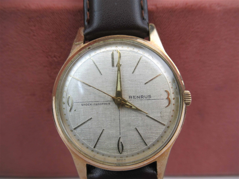 Vintage Swiss Benrus Gold Filled Manual Watch