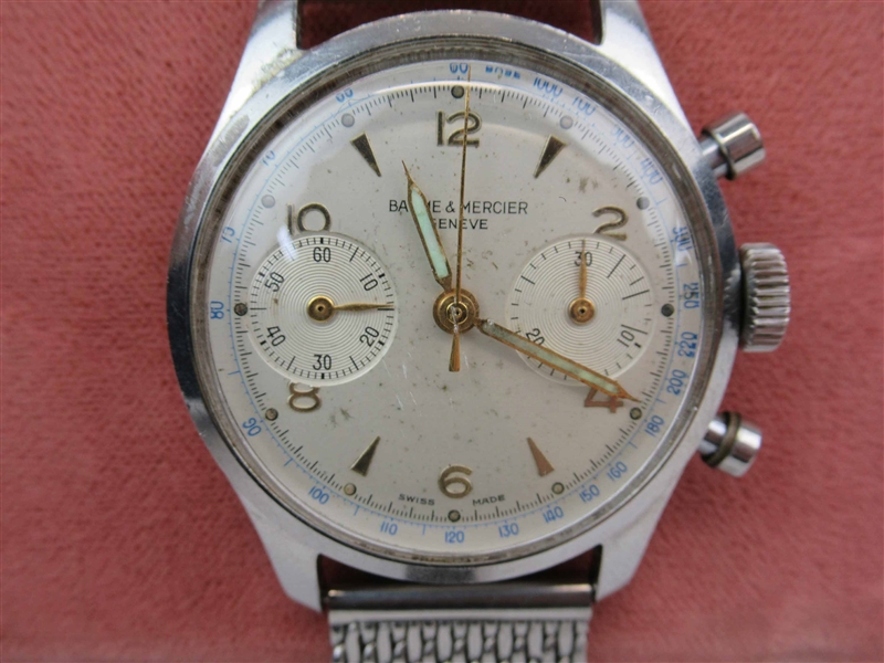 Vintage Baume Mercier Chronograph Manual Watch