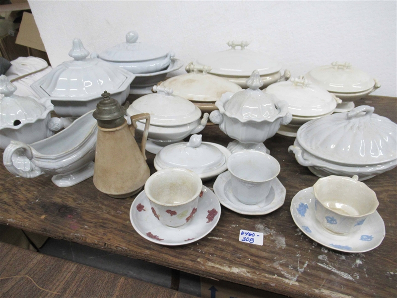 Group of Assorted Ironstone Serving Articles