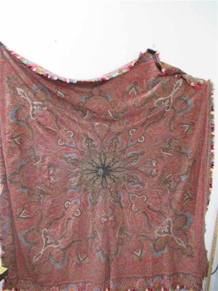 Handmade Middle Eastern Paisley Shaw