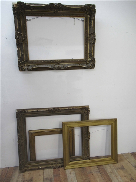 Group of Assorted Antique Gilted Frames