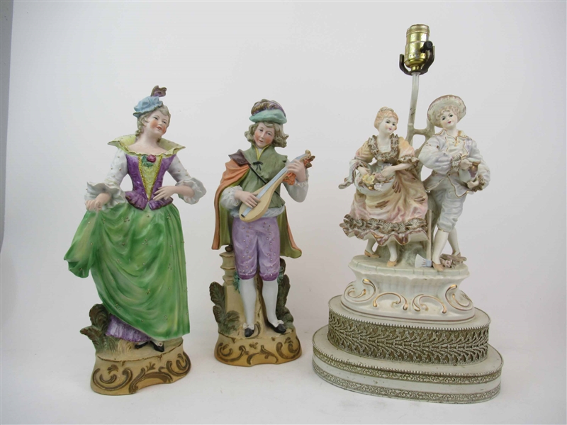 Pair of German Porcelain Figures 