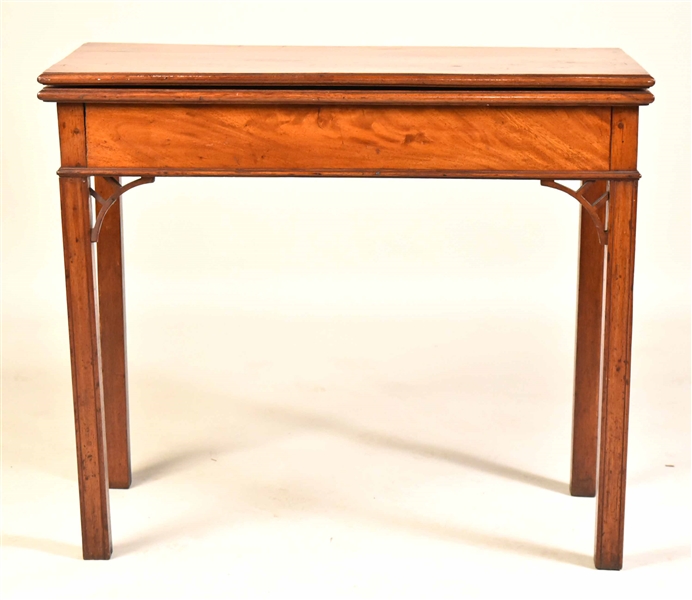 Chippendale Mahogany Card Table