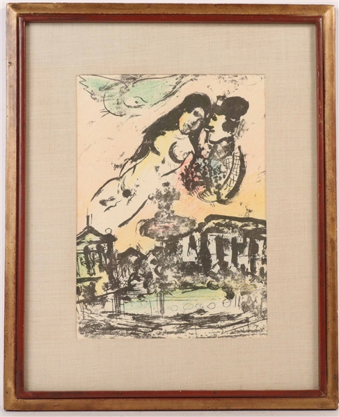 Lithograph, Place de La Concorde, Marc Chagall