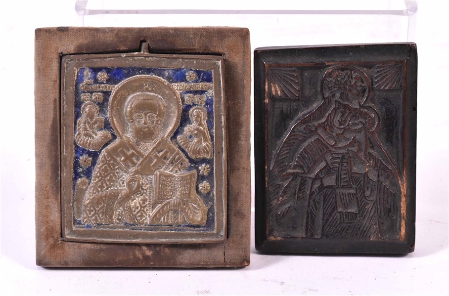 Two Russian Miniature Icons 