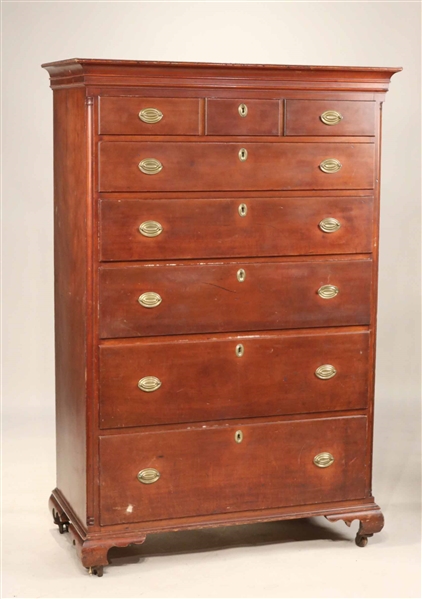 Federal Cherrywood Tall Chest of Drawers