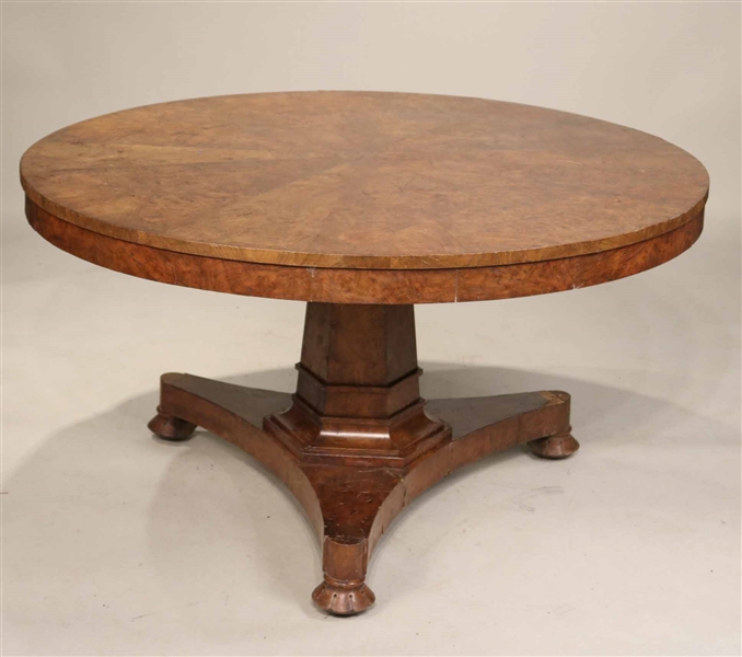Regency Style Pollard Oak Center Table