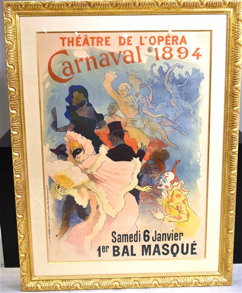 Advertisment, "Theatre de LOpera Carnaval, 1894"