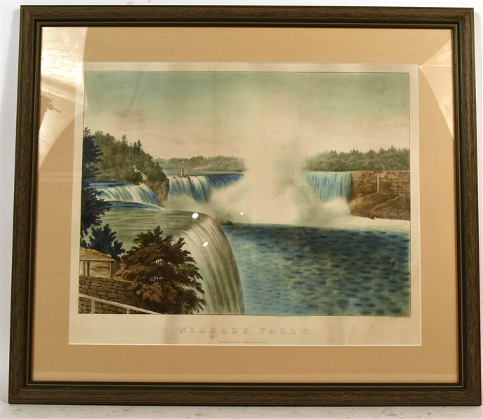Print, Niagara Falls, Currier and Ives
