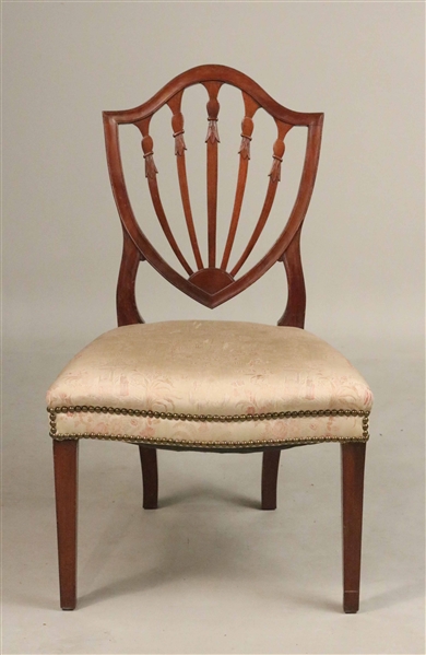 Federal Mahogany Shield Back Side Chair